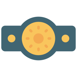 Champion belt icon