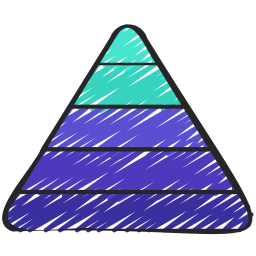 pyramidendiagramm icon