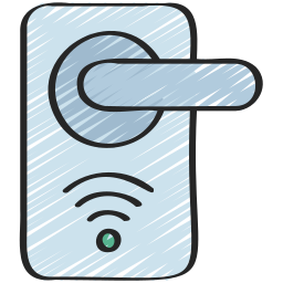 Smart door icon