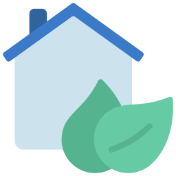 Eco house icon