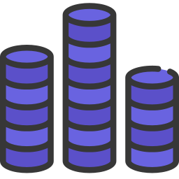 diagramme à bandes Icône