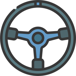 Steering wheel icon