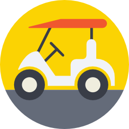 Golf cart icon