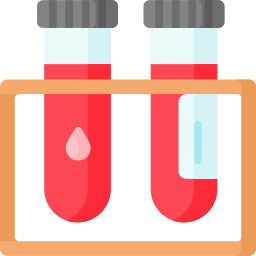 Blood sample icon