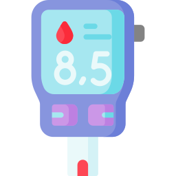 Glucose meter icon