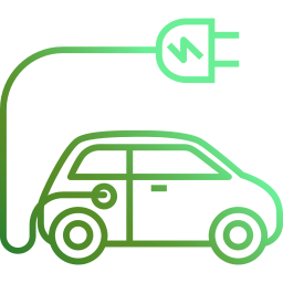 Electric car icon