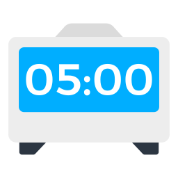 Digital clock icon