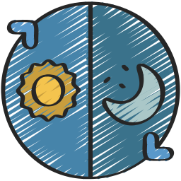 Day and night icon