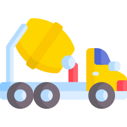 Concrete truck icon