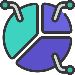 diagramme circulaire Icône