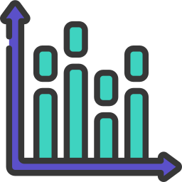 diagramme à bandes Icône