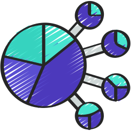 kreisdiagramme icon