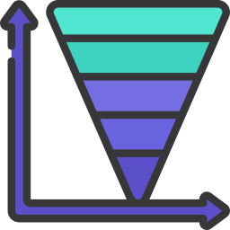 diagramme pyramidal Icône