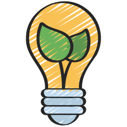 Eco light icon