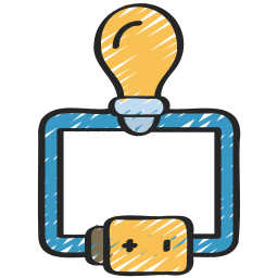 Electrical circuit icon