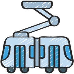 Electric train icon