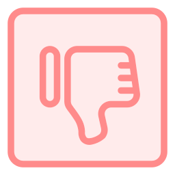 Thumb down icon