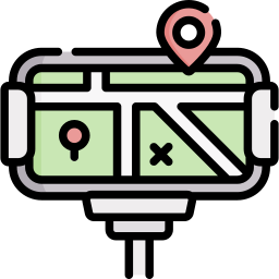 geographisches positionierungs system icon