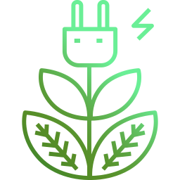 Green energy icon