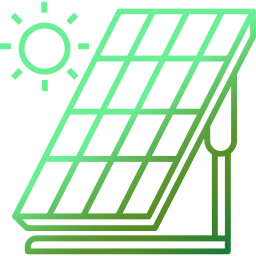 Solar cell icon