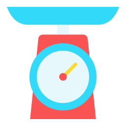 Weight scale icon