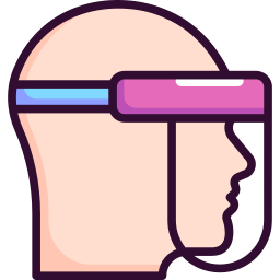 Face shield icon