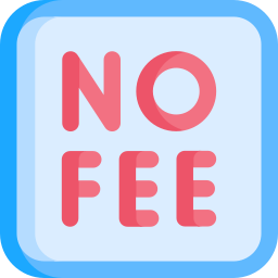 No fee icon