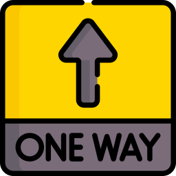 One way icon