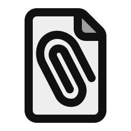 Attach file icon