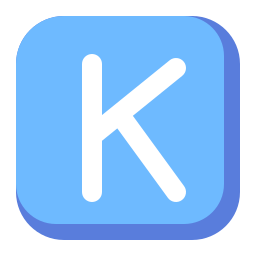 文字k icon