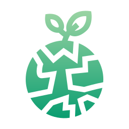 Green earth icon