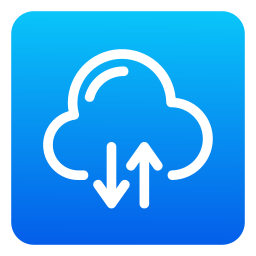 Cloud computing icon