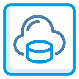 Cloud data icon