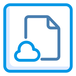 Cloud computing icon