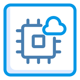 Cloud computing icon