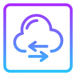 Cloud computing icon