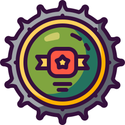 Bottle cap icon