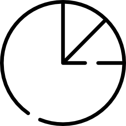 diagramme circulaire Icône