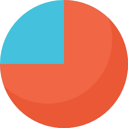 cirkeldiagram icoon