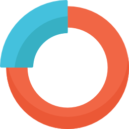 cirkeldiagram icoon