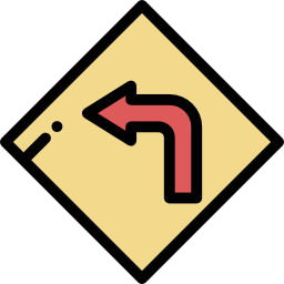 Turn left icon