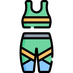 Workout clothes icon