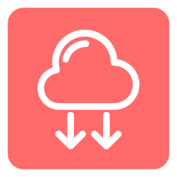 Cloud download icon