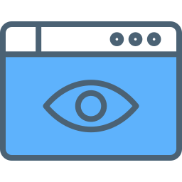 Web visibility icon