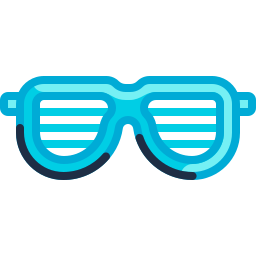 Party glasses icon