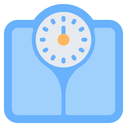 Weight scale icon