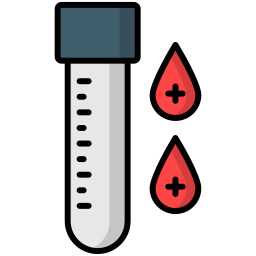 analisi del sangue icona