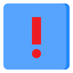 Alert sign icon