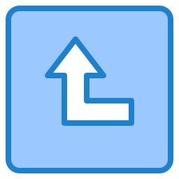 Turn left icon