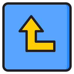 Turn left icon